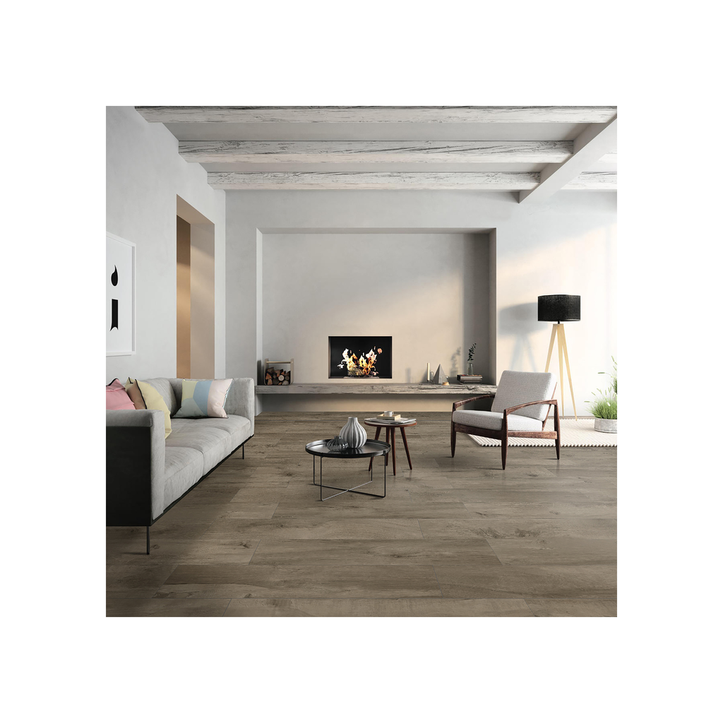 $13.900 por m² <br>Porcelanato Madera Castaño 20x120<br>Caja de 0.96 m²