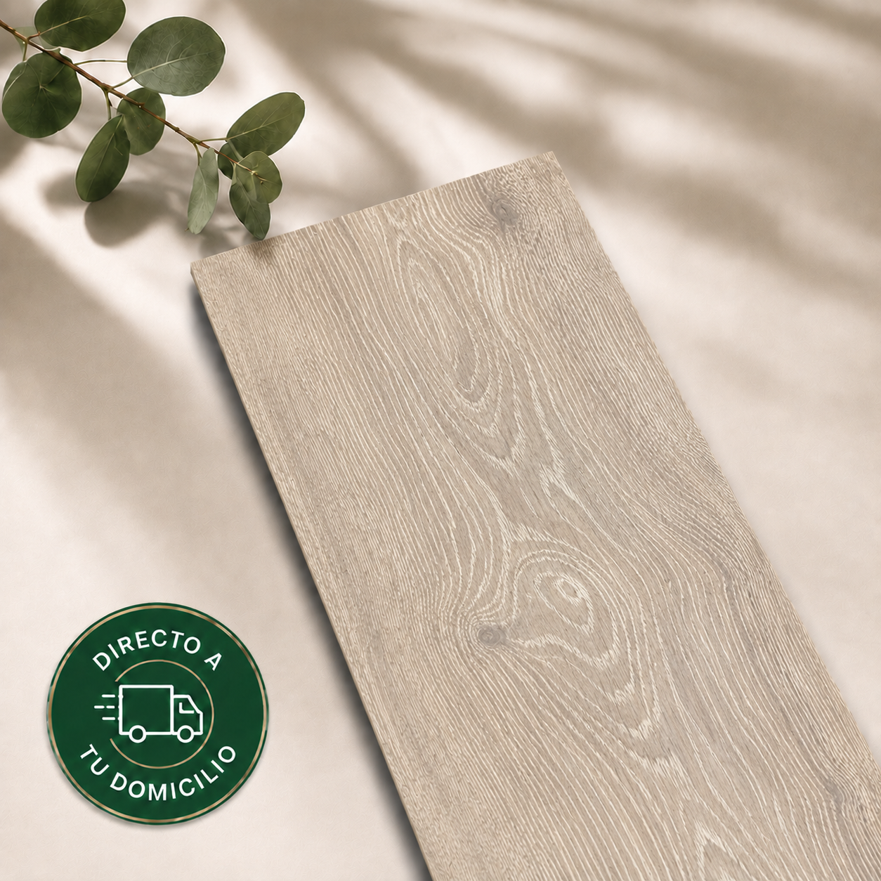 Muestra de Porcelanato Español Madera Tabaco 23x120