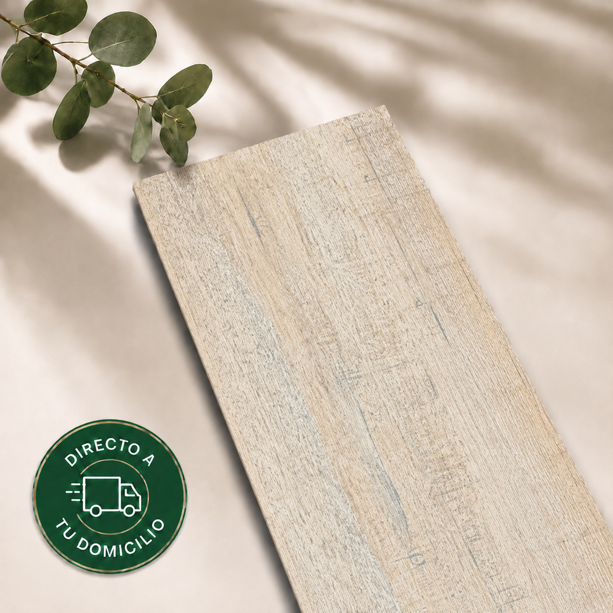 Muestra de Porcelanato Español Madera Rústica Natural 23x120