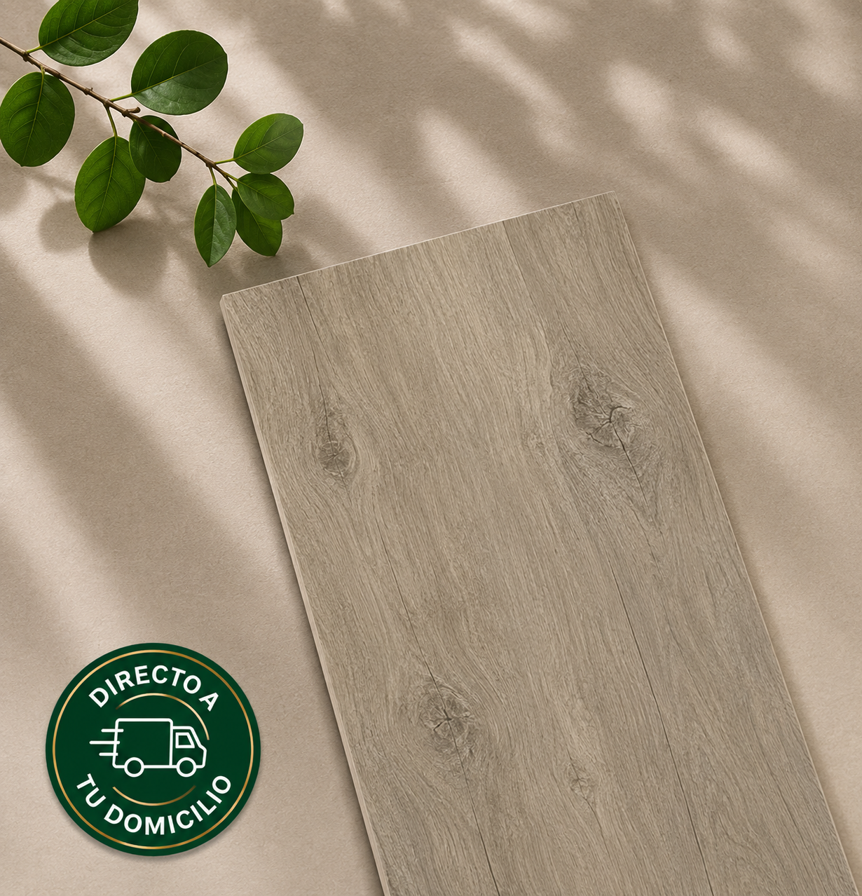 Muestras de Porcelanato Madera Taupé 20x120