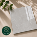 Muestra de Porcelanato Mármol Titanio Brillante 60x60