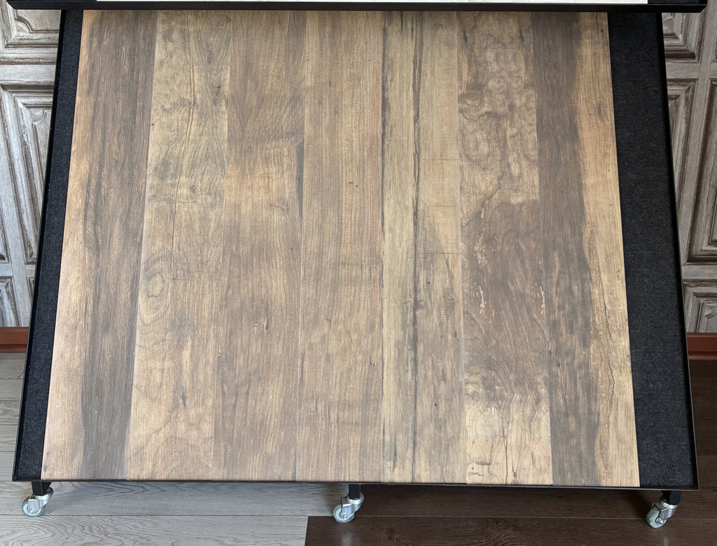$12.900 por m²<br>Cerámica Roble Miel Decapé  Rect 19x120<br>Caja de 2.28 m²