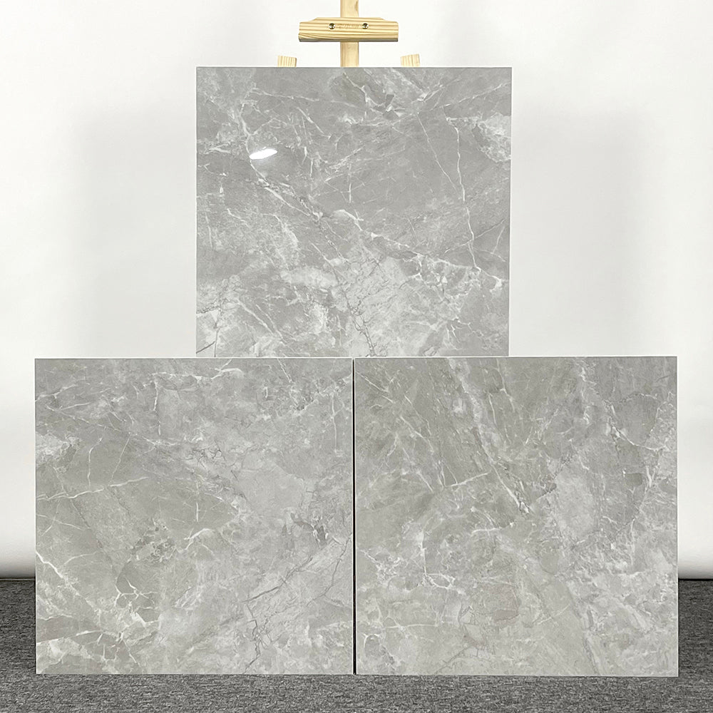 $11.900 por m²<br>Porcelanato Mármol Star Grey Brillante 60x60<br>Caja de 1.44 m²